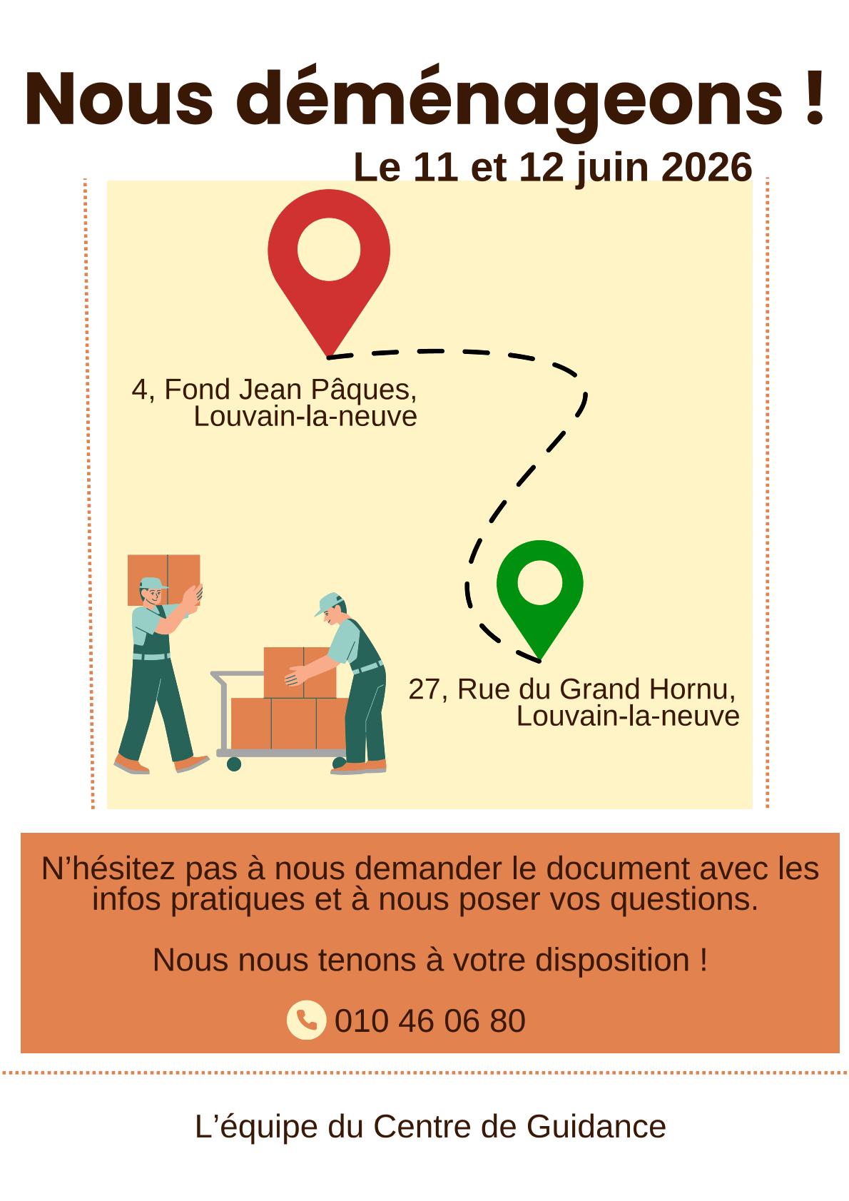 Affiche déménagement 1